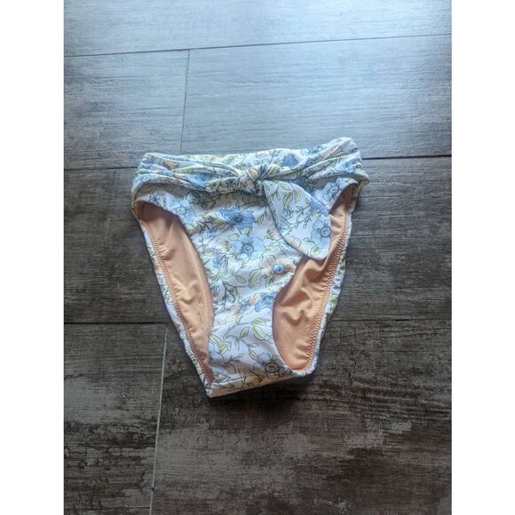 J. CREW Tie High Rise Bikini Bottom in Floral Vine - Picture 2 of 5